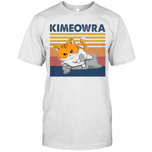 Cat Kimeowra  Retro T-Shirt